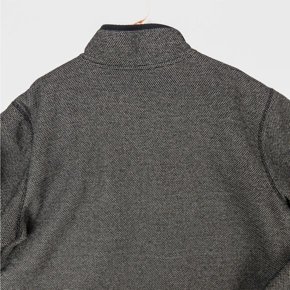 Orvis Sherpa Lined Fleece Pullover Mens 2XL Relaxed Fit Sweater Gray Heavyweight - Picture 11 of 12